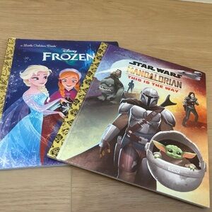 Set of 2: Disney Frozen and Star Wars Mandalorian Books